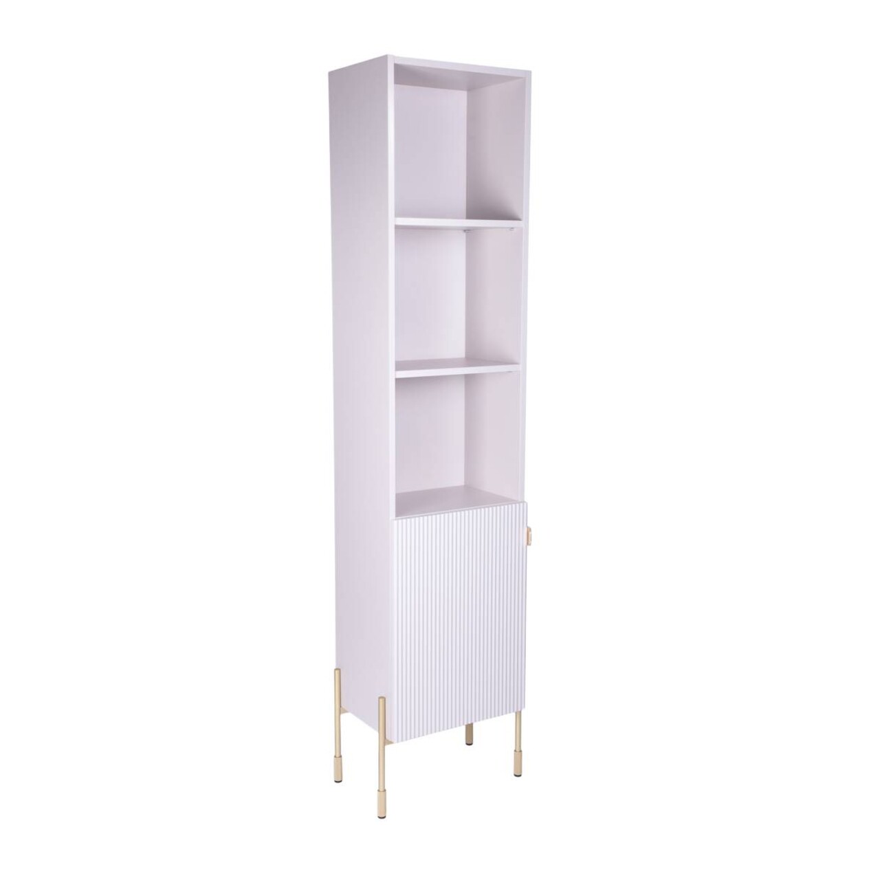 Dulap ingust pentru baie Navado, Homla, 40x28x160 cm, PAL/MDF, casmir - imagine 5